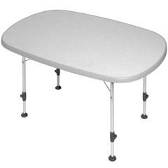 DUKDALF Campingbord New Age Oval, 90 x 132 cm.