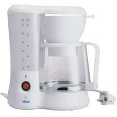 TRISTAR Kaffemaskine, 1,2 ltr., hvid