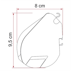 FIAMMA Markise F35 Pro 180, Titanium