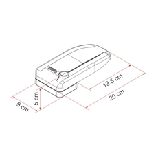 FIAMMA Safe Door Magnum, Hvid