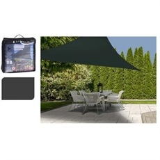 PROGarden Solsejl, Triangel 3,6 x 3,6 x 3,6 mtr. Antracit