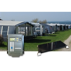 Camping solcelleanlæg 400-450 Wh (100 Wp)