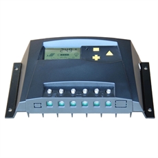 Batterilader 12-24 V/10 A m/ LCD-display 