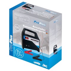 PRO PLUS Batterioplader 6/12V, 6 Amp. 