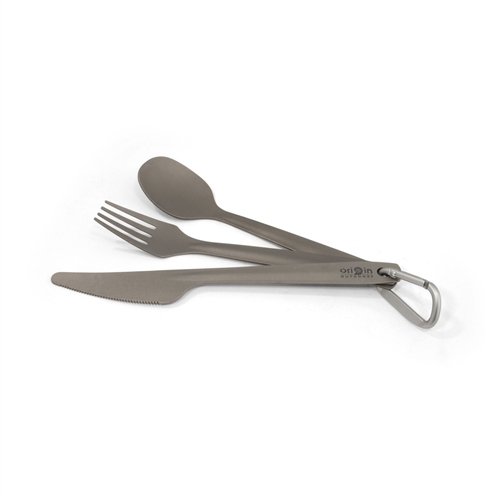 ORIGIN OUTDOORS -  Titan Cutlery Set - Bestik-sæt Titanium