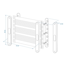 ProPlus Bagagenet, Medium 31 x 26,5 cm.