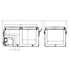 CARBEST DualCooler 72, Kompressor Køleboks