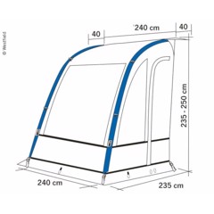 WESTFIELD LYNX 240 Luftfortelt