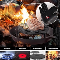 KESSER® Dutch Oven sæt med 9 Produkter i trækasse