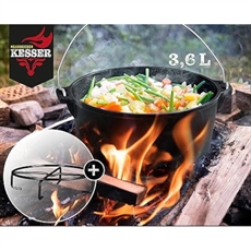KESSER® Dutch Oven sæt med 9 Produkter i trækasse