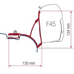 F45 beslag til VW T5 Multivan - Transporter