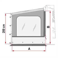 FIAMMA W Pro Van Markiseside , F45 Markiser.