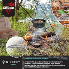 KESSER® Dutch Oven sæt med 9 Produkter i trækasse