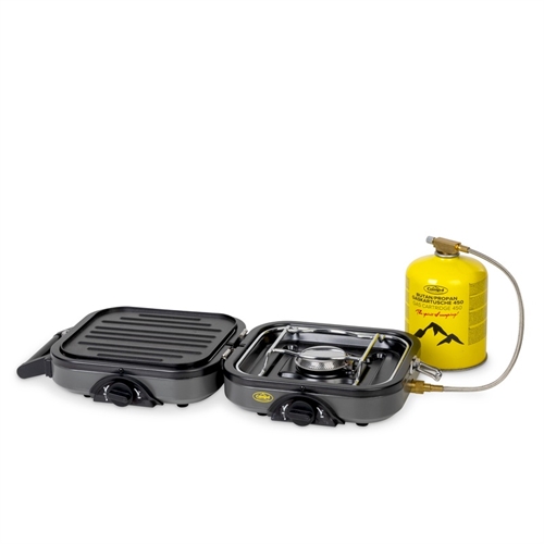 CAMP4 Sammenfoldelig grill/kogeplade