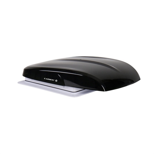 CARBEST tagluge med LED og fjernbetjent ventilation,  Black
