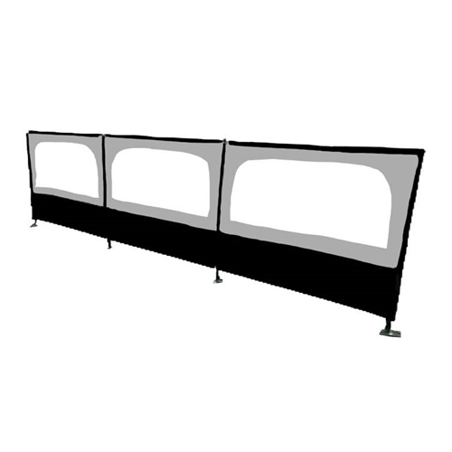 FMT Læsejl med vinduer (L: 460 x H: 130 cm)