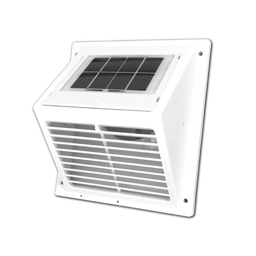 SUNWIND Solcelledrevet ventilator, hvid