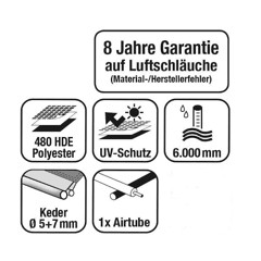 MOVELITE 4 Lowline, Fritstående Fortelt  B:495 x D:310 cm x H:180-220 cm.