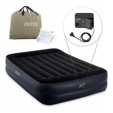 INTEX Rising Comfort luftmadras, Dobbelt m. pumpe