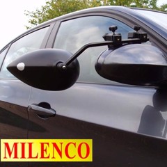 MILENCO Aero Spejl, Lang arm, Konvekst, 2 stk. 