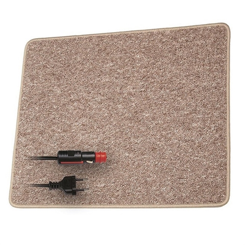 PRO CAR Gulvvarmetæppe, 60 x 40 cm, 12V  Brun