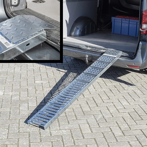 PROPLUS Opkørselsrampe, stål, 225 kg, 1 stk.