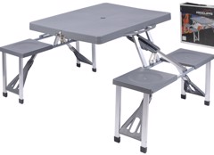 Picnicbord, 4 pers.  Gråt