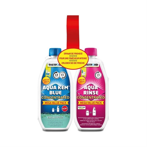 THETFORD Duopack AQUA KEM BLUE  + RINSE 