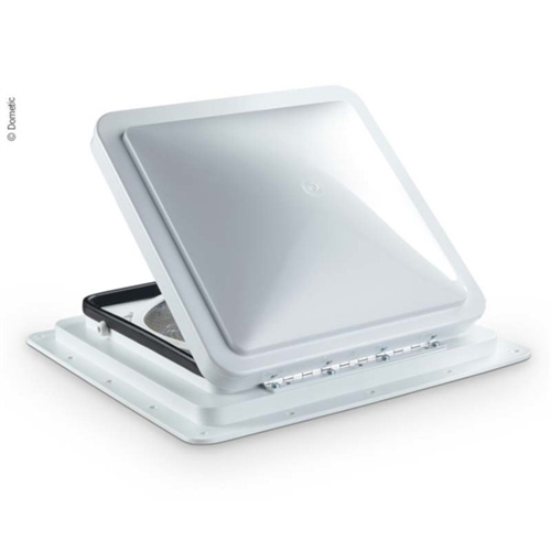 DOMETIC Fantastic Vent Tagluge Frosted Glas Med 12 Volt Ventilator 40 x 40