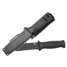 Gerber Strongarm Fixed Black Fine Edge, Bushcraftkniv