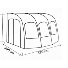 REIMO Marina Air High 390, Luftfortelt 