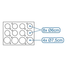 PROPLUS Glas og Kopholder Blødt Skum (761472PM)