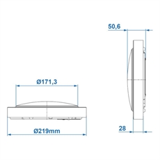 ProPlus Loftlampe Med 42 LEDs