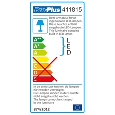 Proplus Overflademonteret armatur 24-leds 12V